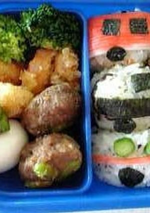 男の子用キャラ弁★働く車のおにぎり-レシピのメイン写真