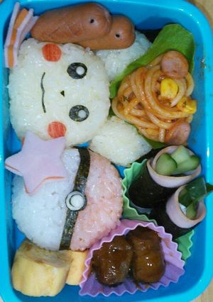 ポケモンピカチュウ弁当-レシピのメイン写真