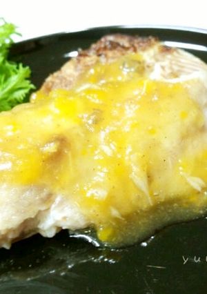 カレイのムニエル♪マーマレードソース-レシピのメイン写真