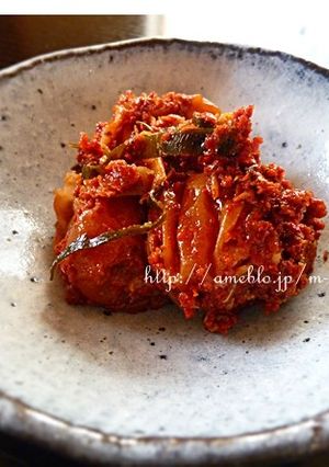 韓国唐辛子漬け梅干し-レシピのメイン写真