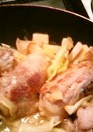 超カンタン！時短★ロール豚キャベツ-レシピのメイン写真