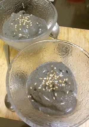 ノンミルク☆里芋と黒ごまアイスクリーム-レシピのメイン写真