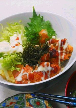 洋風鶏照り焼き丼-レシピのメイン写真