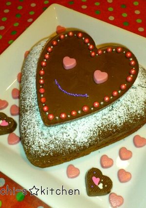 デコでかわいく♪チョコケーキ☆-レシピのメイン写真