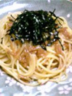 なめ茸パスタ-レシピのメイン写真