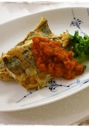 U・ェ・U☆ワンコ用鯵のバジルピカタ♪-レシピのメイン写真