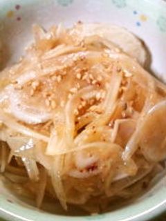【旬野菜を】新玉葱のナムル【食べよう】-レシピのメイン写真