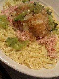 超簡単★野沢菜ツナおろしパスタ-レシピのメイン写真