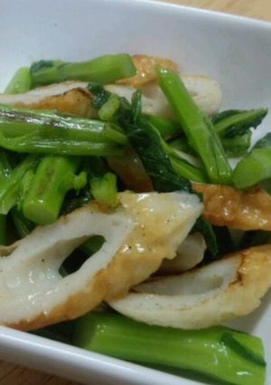 お弁当にも♪菜花の簡単炒め-レシピのメイン写真