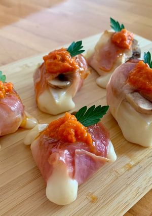 カマンベールの生ハムロール焼き-レシピのメイン写真