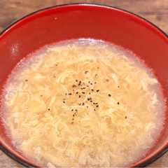 รูปของ 簡単 中華風ふわふわ卵スープ