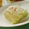 白菜とチーズの重ねレンチン蒸し