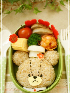キャラ弁*ジャッキーおにぎり-レシピのメイン写真