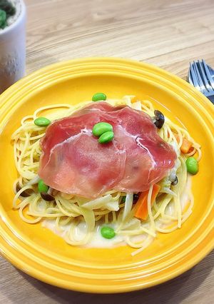 濃厚ミルクスープdeマカロニパスタ-レシピのメイン写真