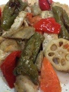 野菜たっぷりローストチキン-レシピのメイン写真