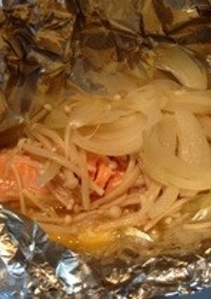 フライパンで、シャケのホイル焼き-レシピのメイン写真