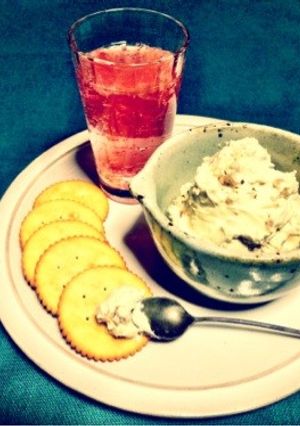 家呑みに！クリームチーズいぶりがっこ-レシピのメイン写真