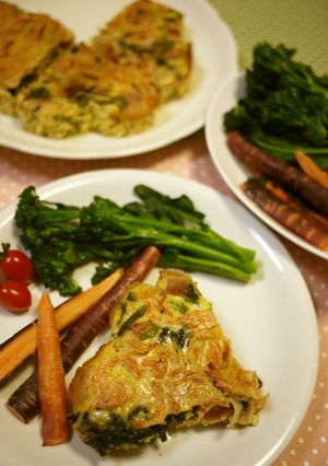 桜えびtoほうれん草スモーク風味キッシュ-レシピのメイン写真