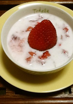 食べる☆いちごミルク☆-レシピのメイン写真