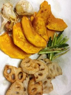 ガーリックオイルDE野菜の素揚げ-レシピのメイン写真