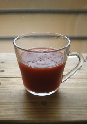 野菜嫌いのお子様へ～野菜りんごジュース-レシピのメイン写真