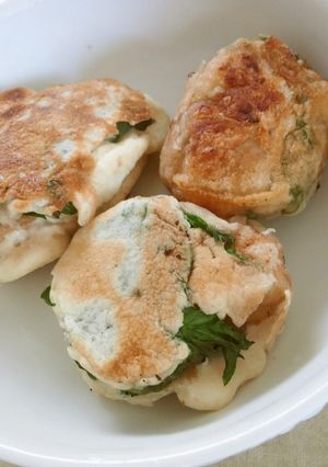 お好み焼き粉で☆甘いおやき-レシピのメイン写真