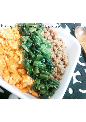 ウチの♡三色丼♡-レシピのメイン写真