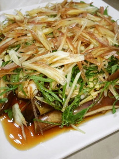 なすのアジ薬味ポン酢かけ-レシピのメイン写真