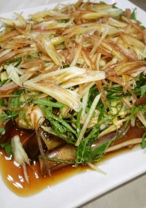 なすのアジ薬味ポン酢かけ-レシピのメイン写真