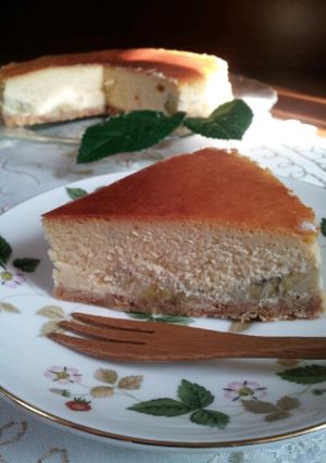 キャラメル バナナ チーズケーキ-レシピのメイン写真
