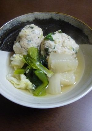 ふわふわ肉団子と野菜の炊いたん-レシピのメイン写真