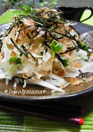 ＊特製ドレッシングでシンプル大根サラダ＊-レシピのメイン写真