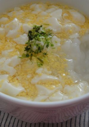 ＊離乳食中期＊豆腐と卵のあんかけ丼-レシピのメイン写真