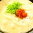 つるとんたん風明太子クリームのおうどん