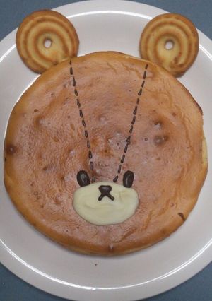 くまのがっこう☆ルルロロ☆チーズケーキ-レシピのメイン写真