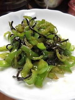 超簡単お弁当のおかず(ピーマン)-レシピのメイン写真