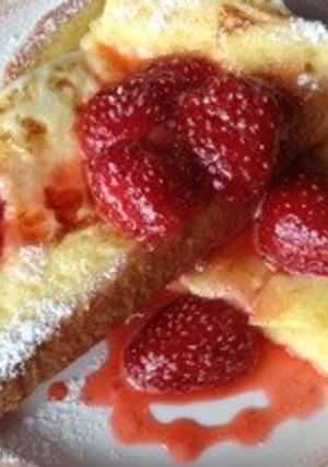 フレンチトーストいちごソース添え-レシピのメイン写真