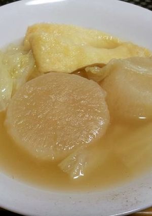 大根と白菜のスープ-レシピのメイン写真