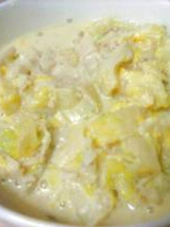 豆乳雑炊-レシピのメイン写真
