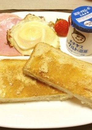 子供大好き⭐きなこトースト-レシピのメイン写真