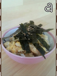 忙しい朝に!簡単!美味しい!卵丼♪-レシピのメイン写真