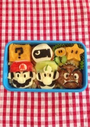 マリオ大好きキャラ弁-レシピのメイン写真