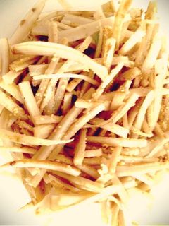 簡単塩ごまごぼう-レシピのメイン写真