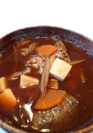 ごぼうと豆腐の味噌汁-レシピのメイン写真