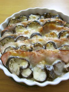なすとハムのチーズ焼き-レシピのメイン写真
