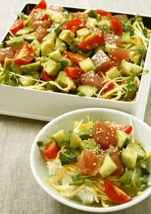 酢飯は炊飯器で完成！簡単野菜のちらし寿司-レシピのメイン写真
