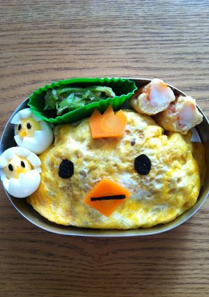 親子弁当-レシピのメイン写真