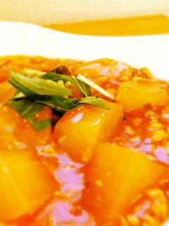 圧力鍋で時短☆あったか大根そぼろ煮-レシピのメイン写真
