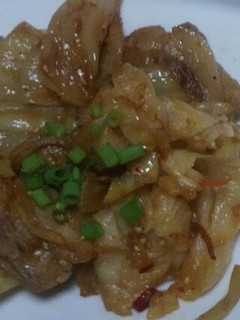 *食欲そそる!!豚キムチ*-レシピのメイン写真