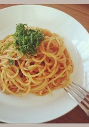 醤油風味の明太子パスタ-レシピのメイン写真